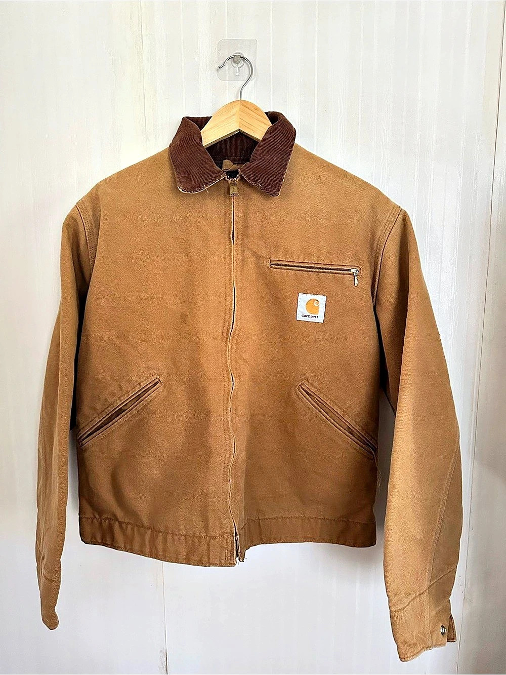 Vintage Carhartt Sandstone Duck Detroit Jacket Men's Brown Detroit Jacket